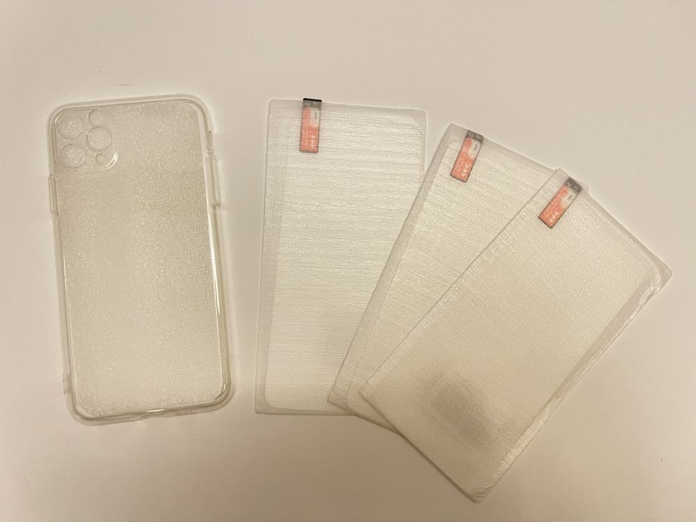 Новый чехол + 3 защитных стекла iphone 11 Pro Max