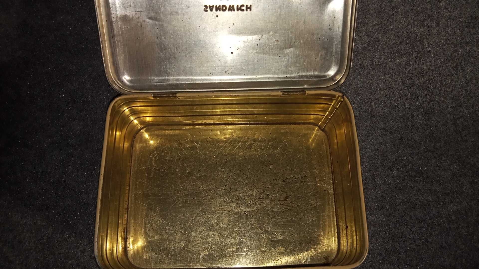 SANDWICH BOX stary pojemnik na śniadanie USA.