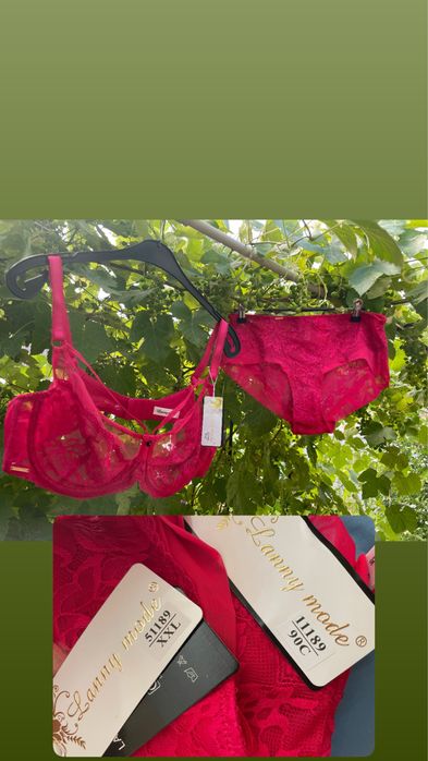 Батал 90с та ххл Нижня білизна ажурний бюстгальтер трусики Lanny Moode