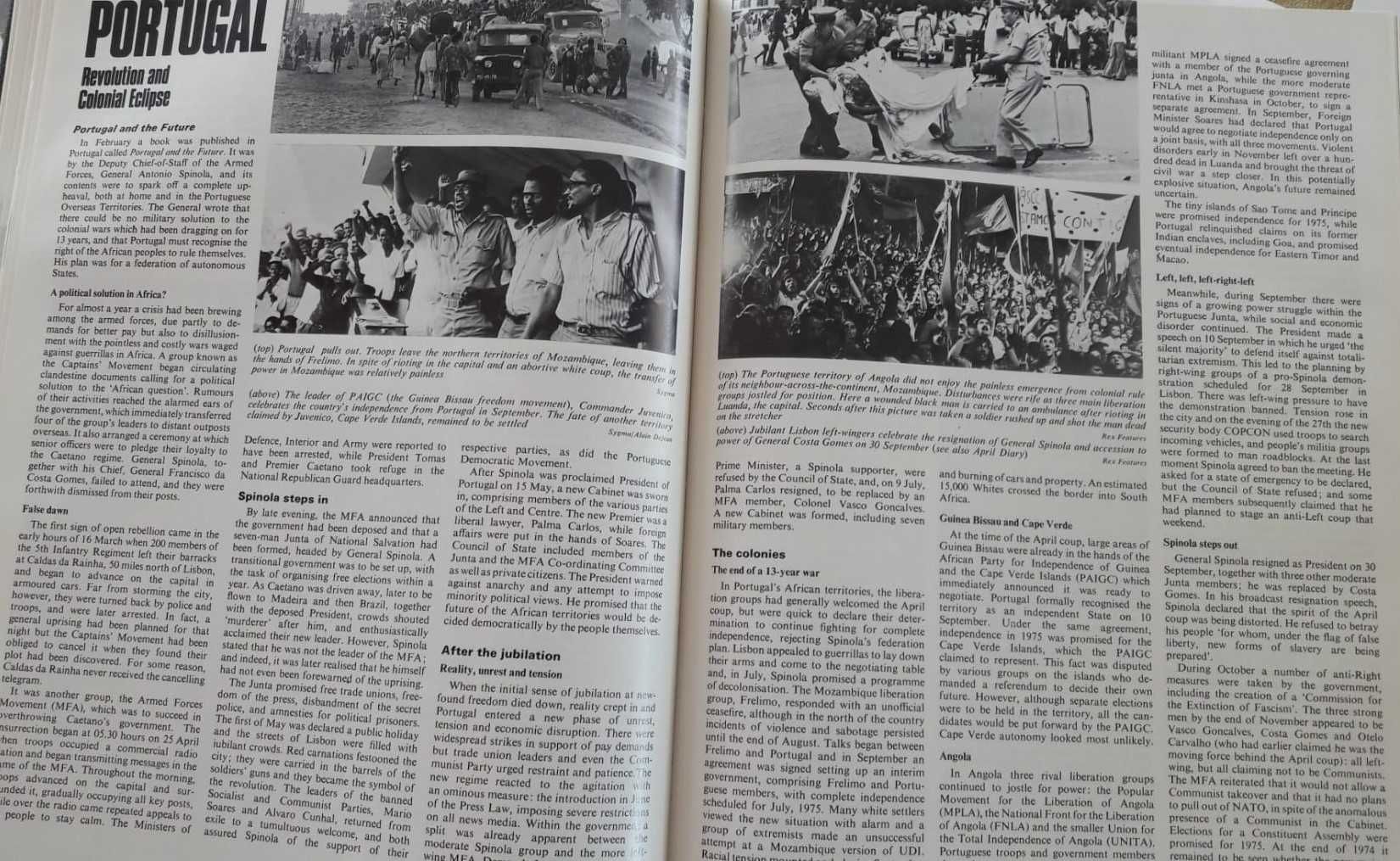 Coleção de Livros International Yearbook  entre 1975 e 1993