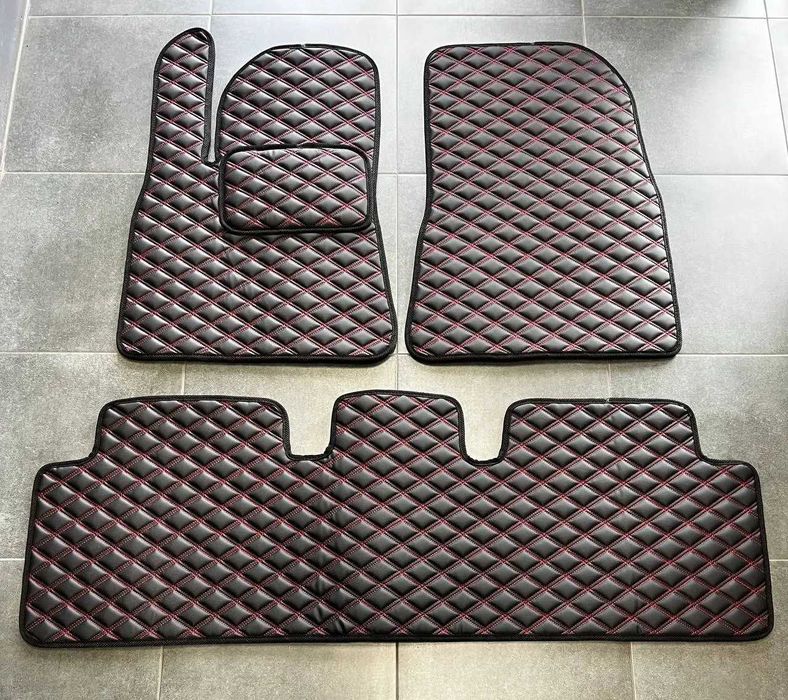 Коврики із екошкіри для Тесли\ Tesla Model 3\ Y\ S\ X\ еко кожа