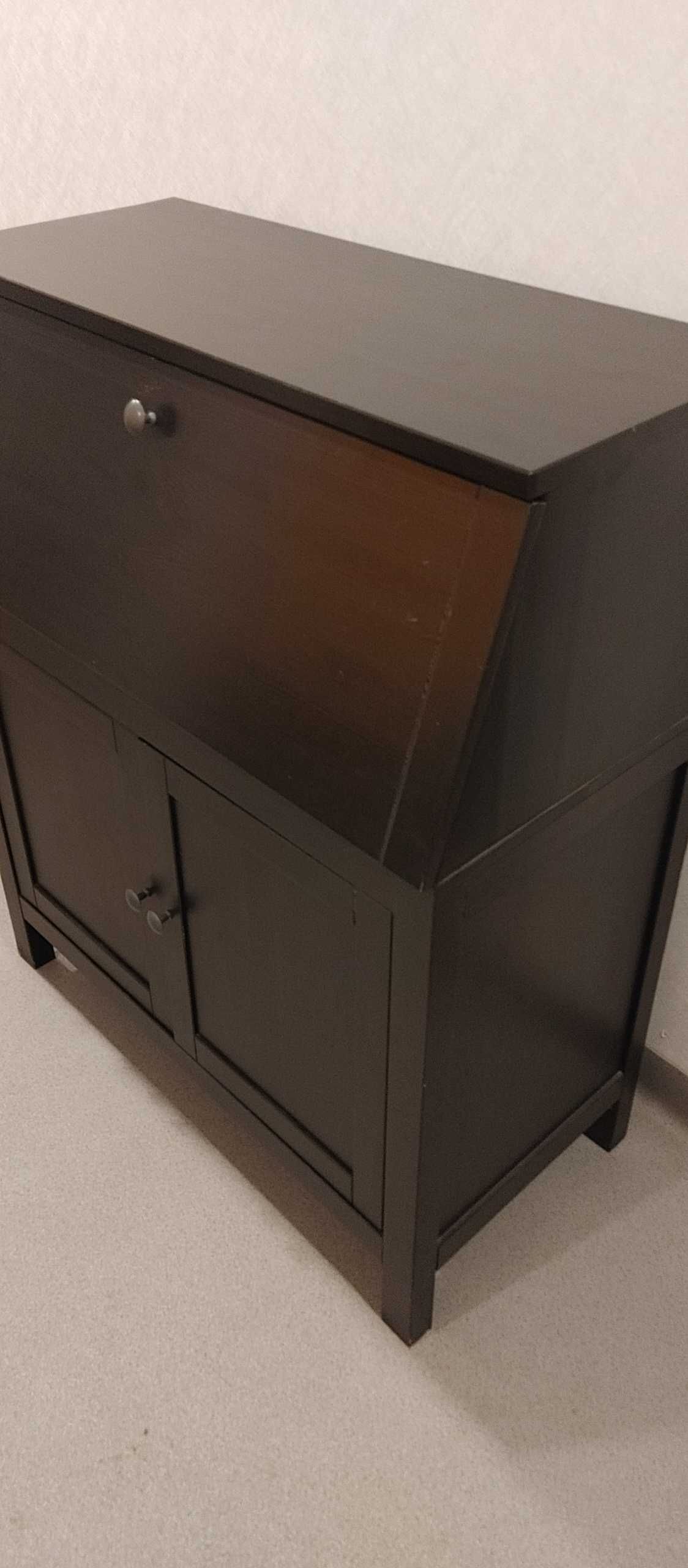 szafka IKEA LEKSVIK-komoda-drewno-HEMNES-sekretarzyk-regal