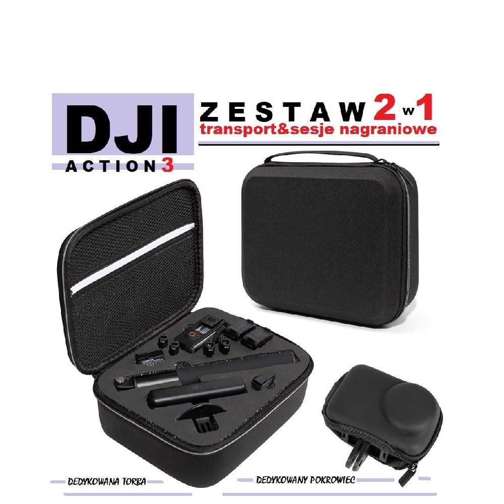 zestaw 2w1 transport & sesje nagraniowe DJI OSMO ACTION 3