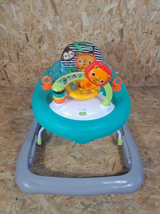 Bright Starts Chodzik jezdzik safari lew małpa Zig Zag Zebra