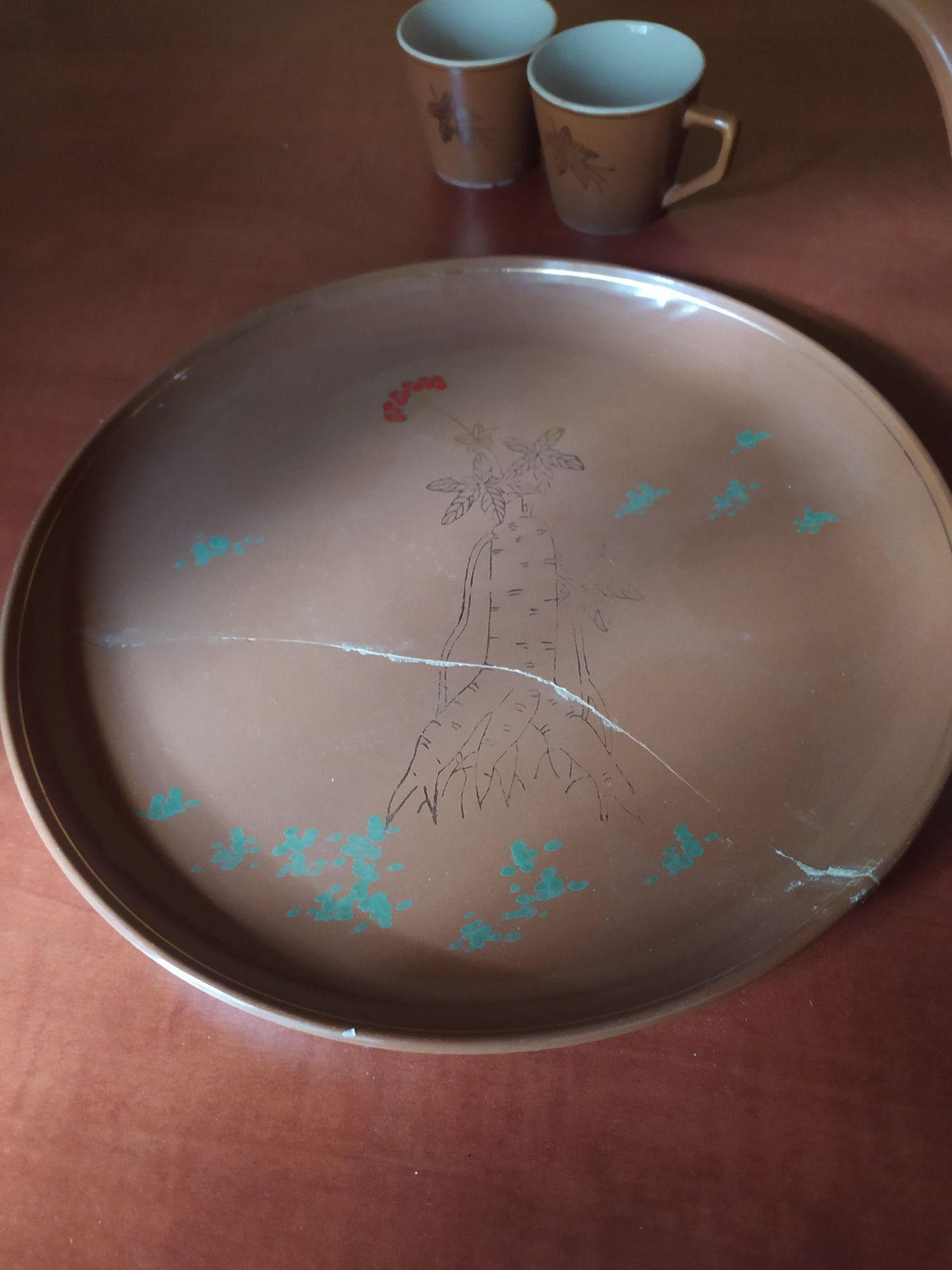 Serwis kawowy porcelana DPRK