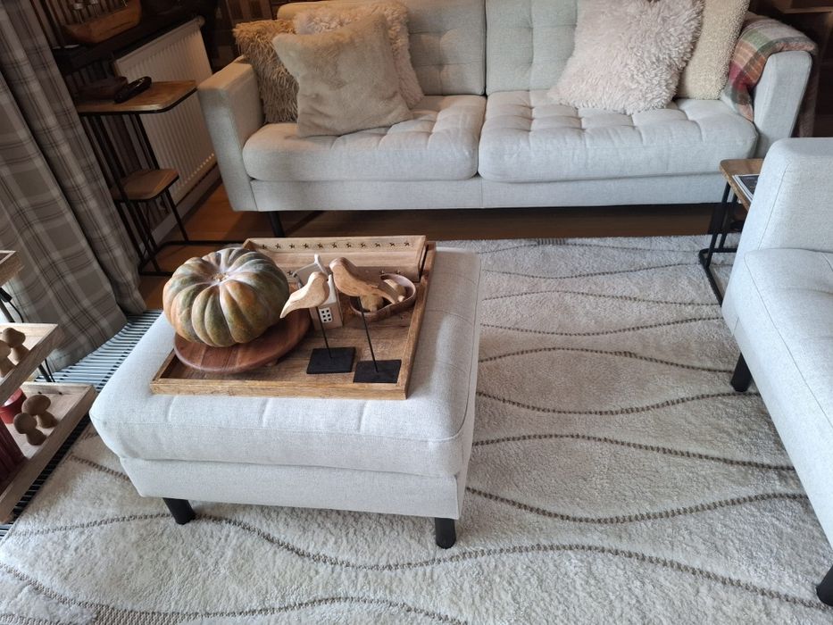 Sofa fotel podnóżek Landskrona