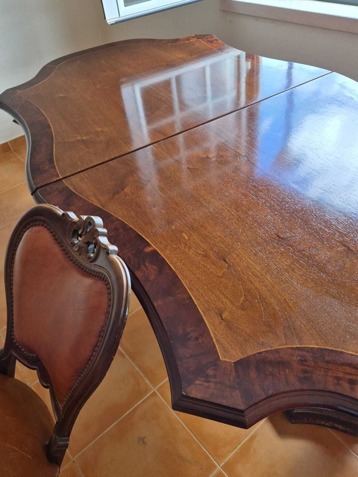 Mesa de Jantar Madeira Maciça Vintage