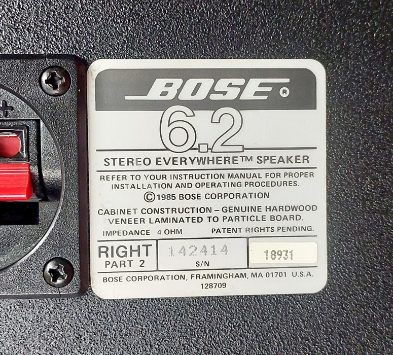 BOSE 6.2 *Kultowe Kolumny Głośniki U.S.A* Direct Reflecting*