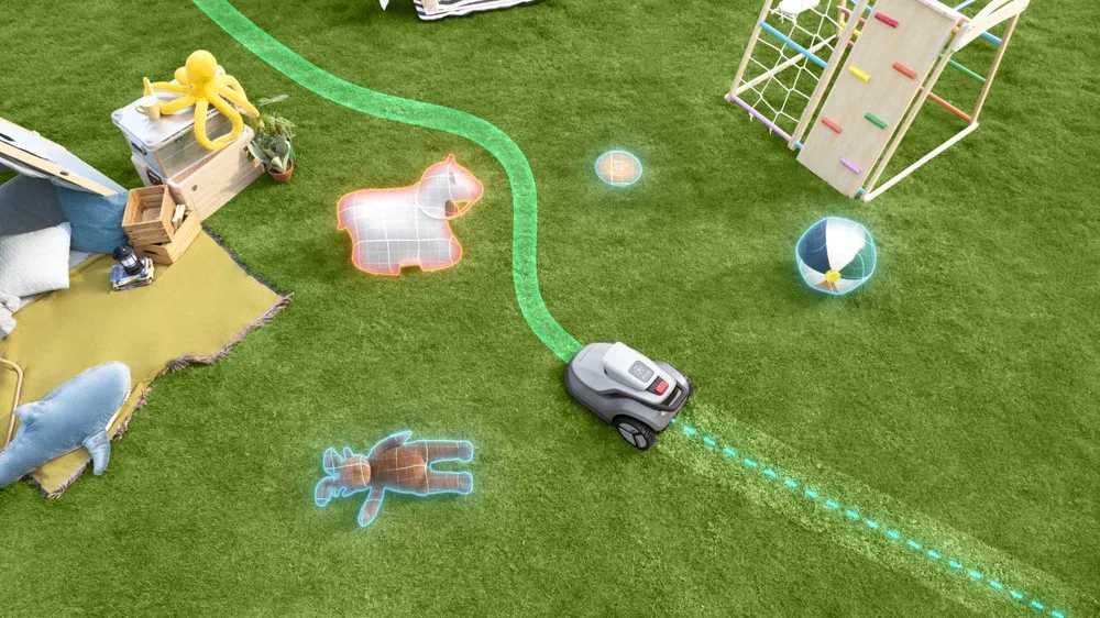 Robot koszący TerraMow V1000 – bez kabli, bez GPS, bez RTK,wsparcie AI