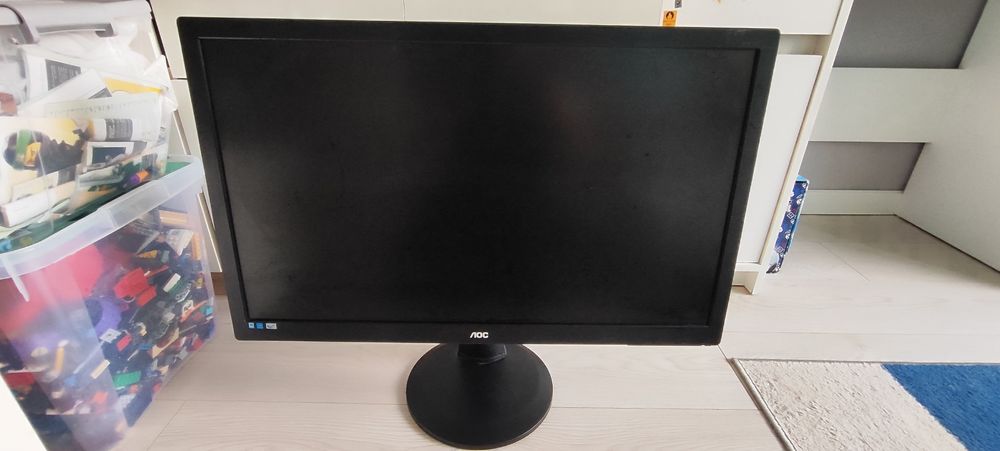 Monitor AOC 100-240V~50/60 Hz - duży pion/poziom