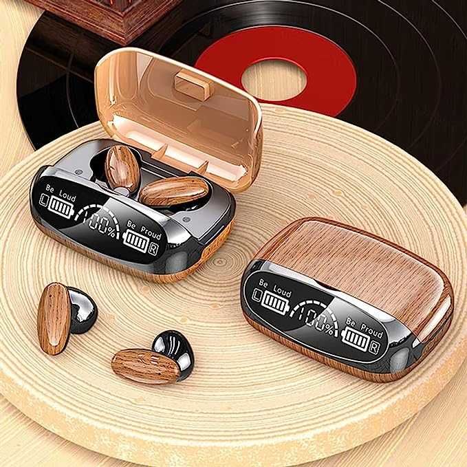 Słuchawki bezprzewodowe BT 5.2 M35 kolor drewno