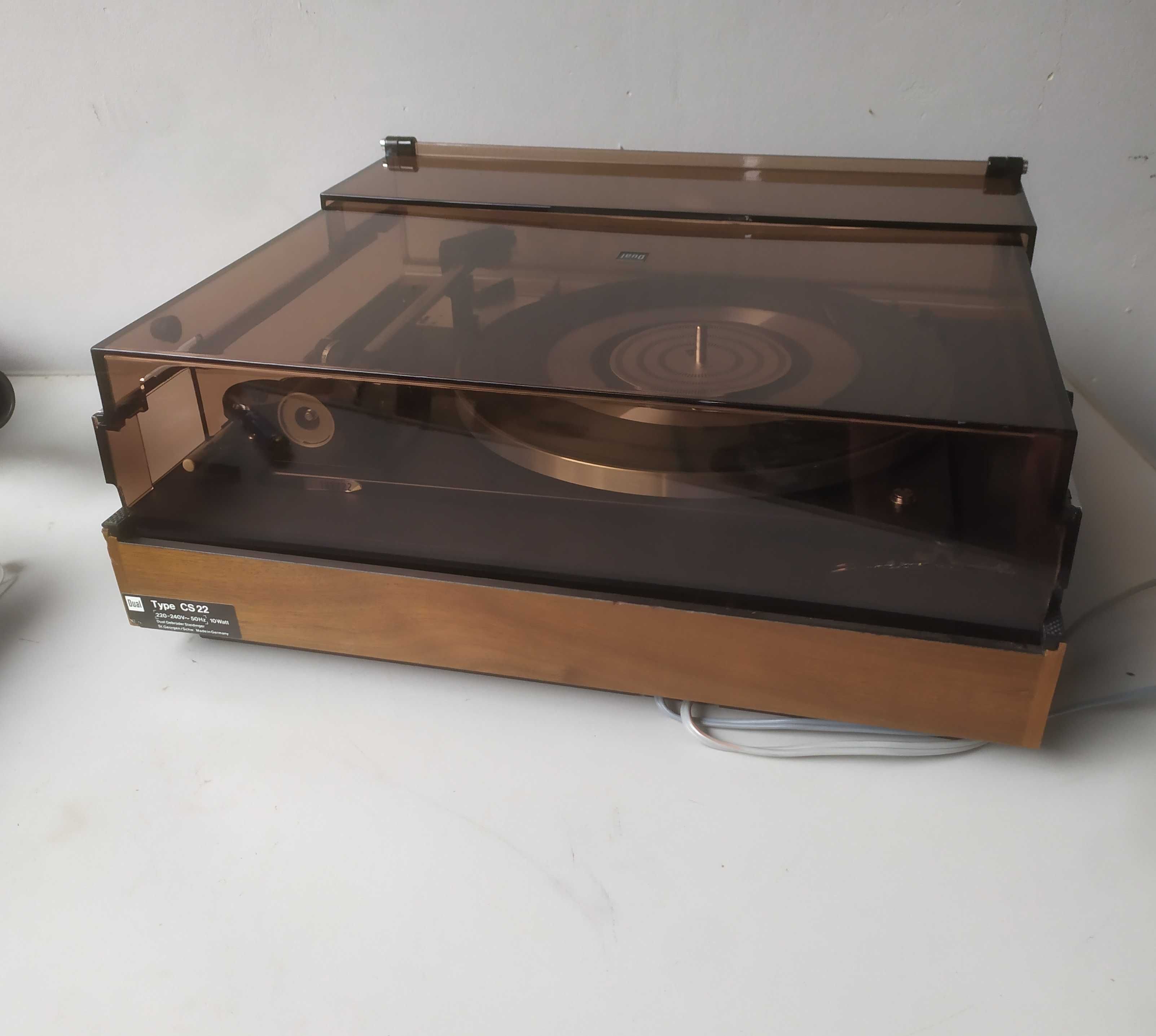 dual 1216 cs 22 gramofon + instrukcja vintage