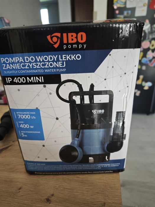 IBO Poland pompa do wody lekko zanieczyszczonej IP 400 mini