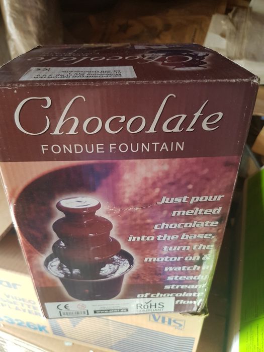 Fontanna czekoladowa.