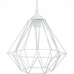 Żyrandol lampa wisząca biala 2 szt nowoczesna metalowa z regulacją