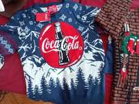 Coca Cola swetr męski M S MOTYW ŚWIĄTECZNY Pull&bear sweter NOWY