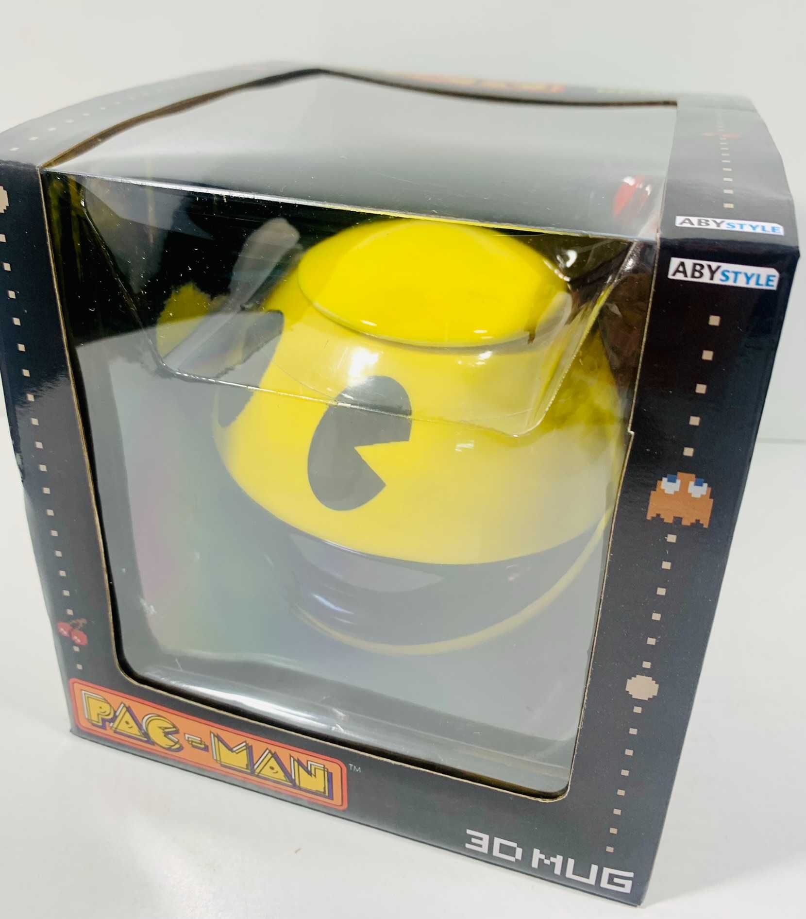 Duży Kubek 3D PAC-MAN Z Pokrywką / ORYGINALNY Nowy Poznań