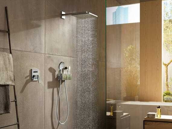 Głowica natrysku RAINDANCE E 300, ścienna chrom HANSGROHE