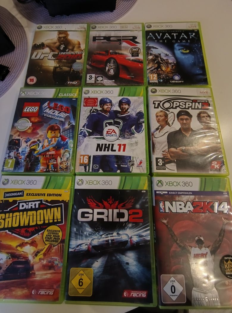 Gry Xbox 360 UFC , NHL , Lego