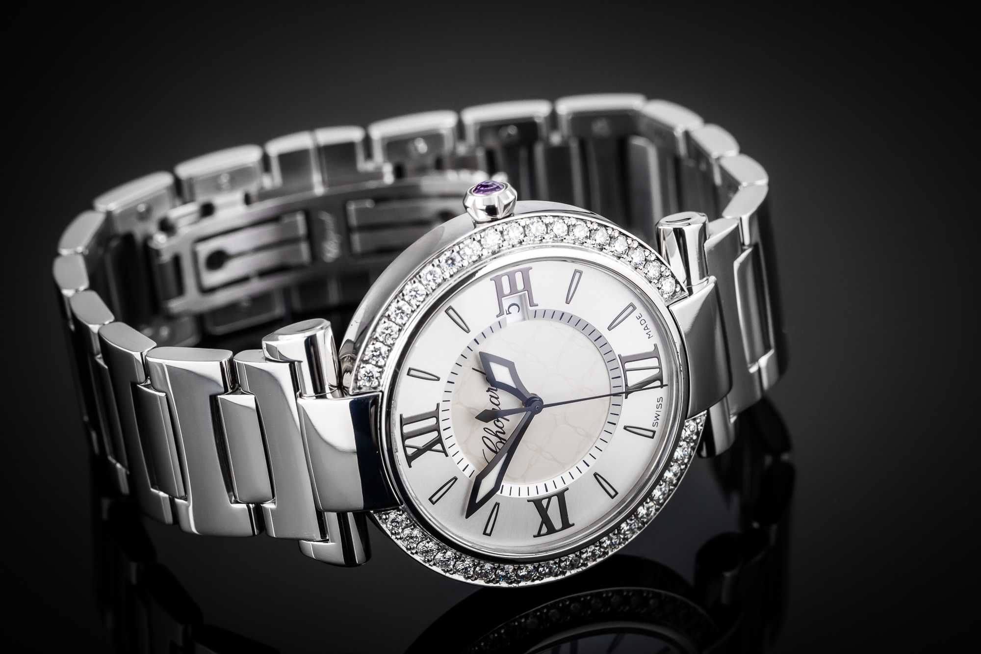 Zegarek Chopard Imperiale 36 z brylantami. Stal szlachetna