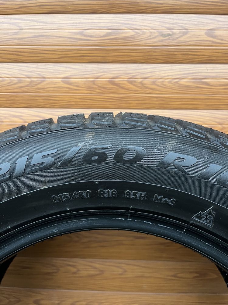 215/60/16 PIRELLI 2 opony zimowe 6.10mm 2020r wysyłka!