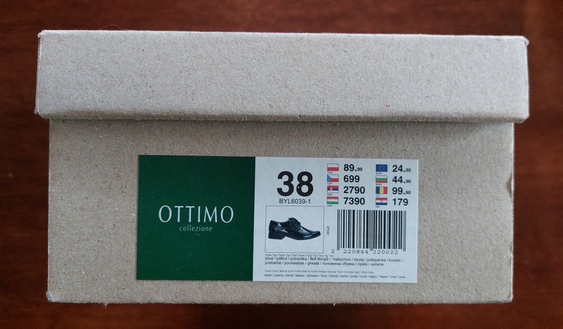 Buty Ottimo lakierki r38