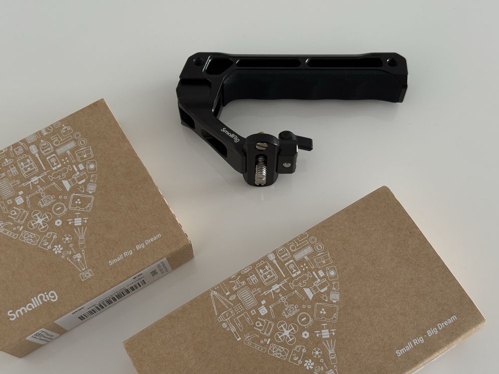 SmallRig Top Handle Lite + nato Rail | Como novo | Pack víd