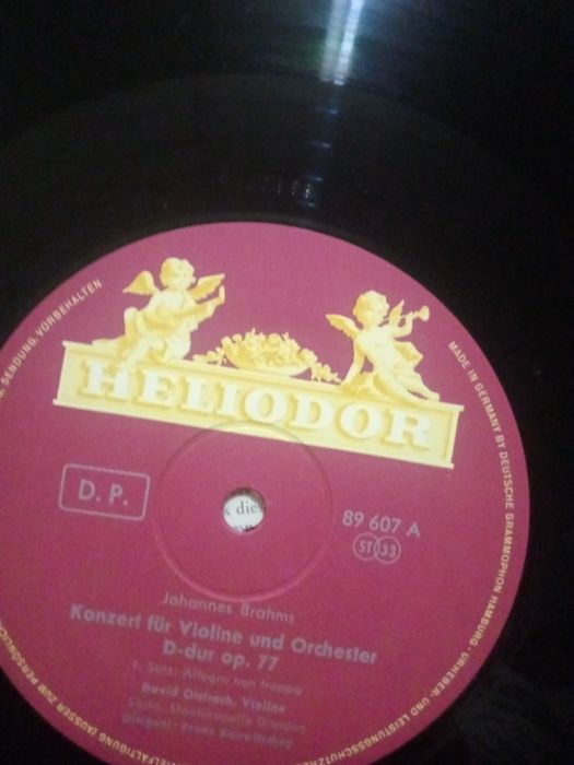 Брамс концерт для скрипки с оркестром David Oistrach