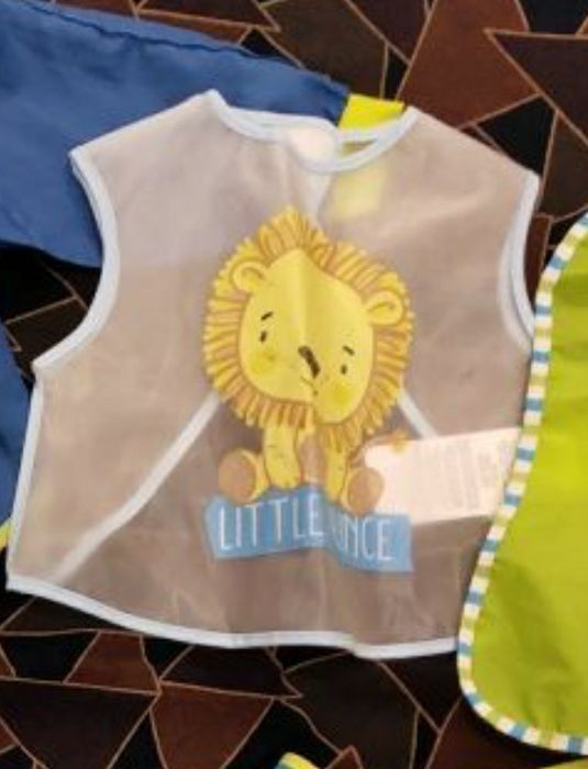 Фартушки для їжі слюнявчики слинявчики Для двійнят трійнят близнюків