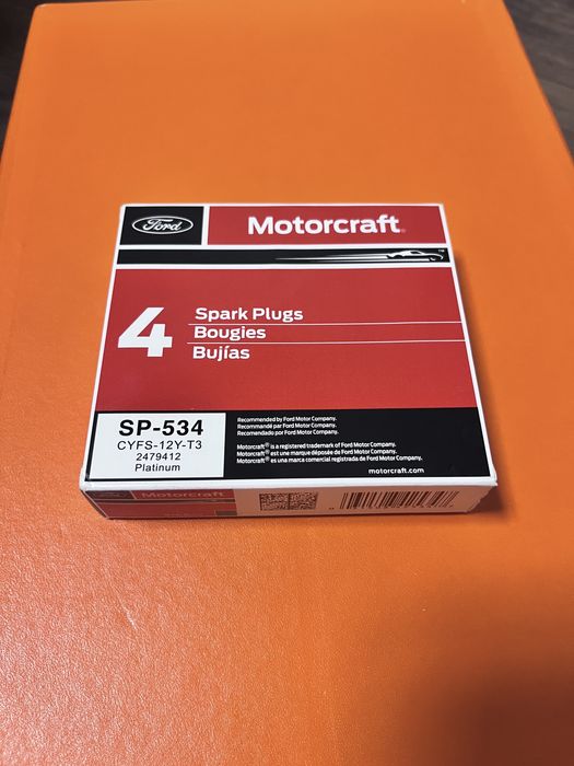 Свічки запалювання Motorcraft Ford Fusion Mondeo Fiesta Kuga Focus
