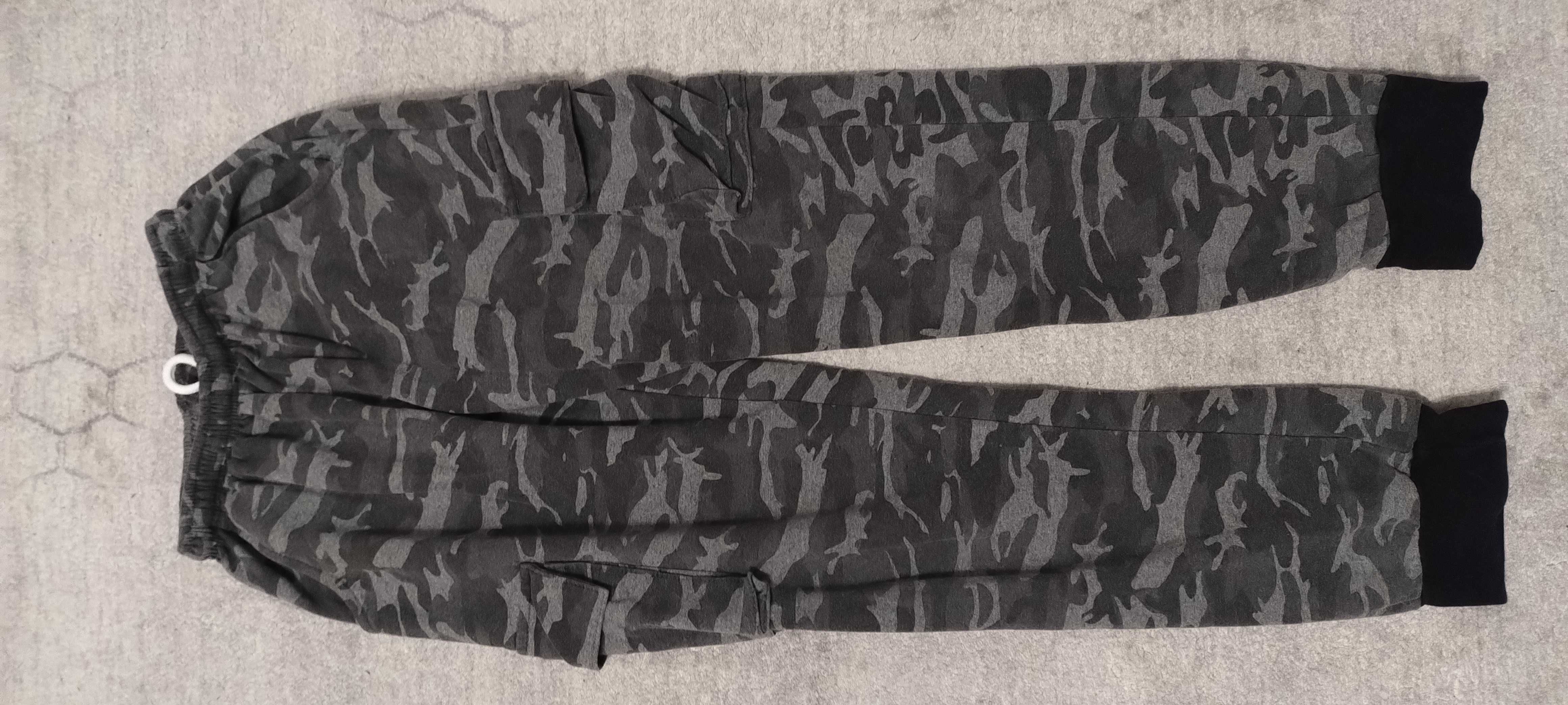 Dres bojówki szare khaki 164