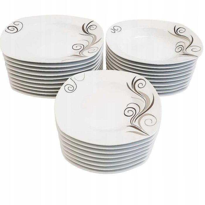 Zestaw serwis obiadowy 36 el. na 12 osób Violet