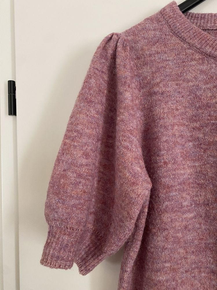 Elegancki sweter z wełną, alpaka