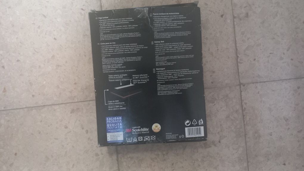 Faixa Lombar Crivit Sports XL – Nova