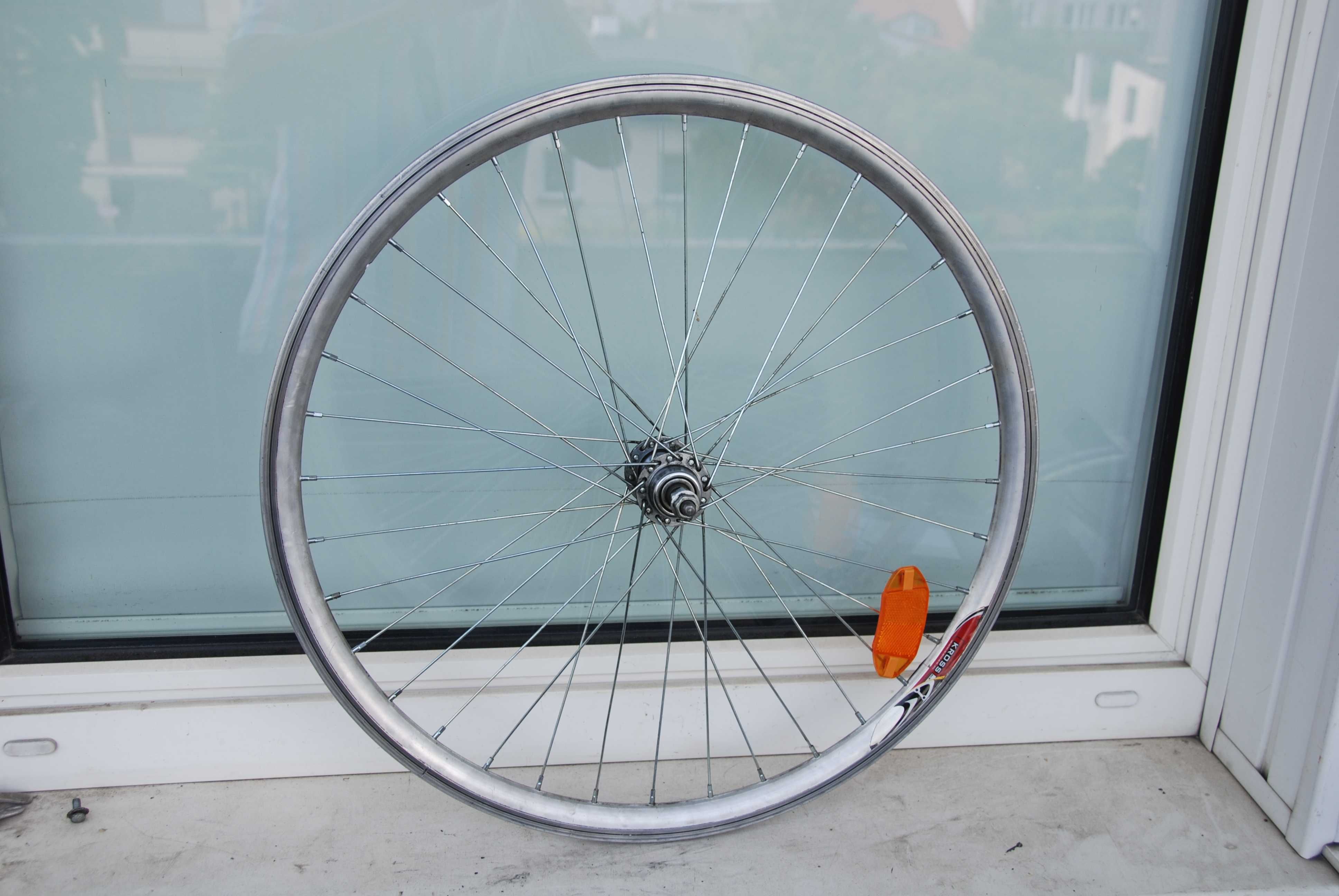 Koło rowerowe tylne 26" obręcz stożkowa