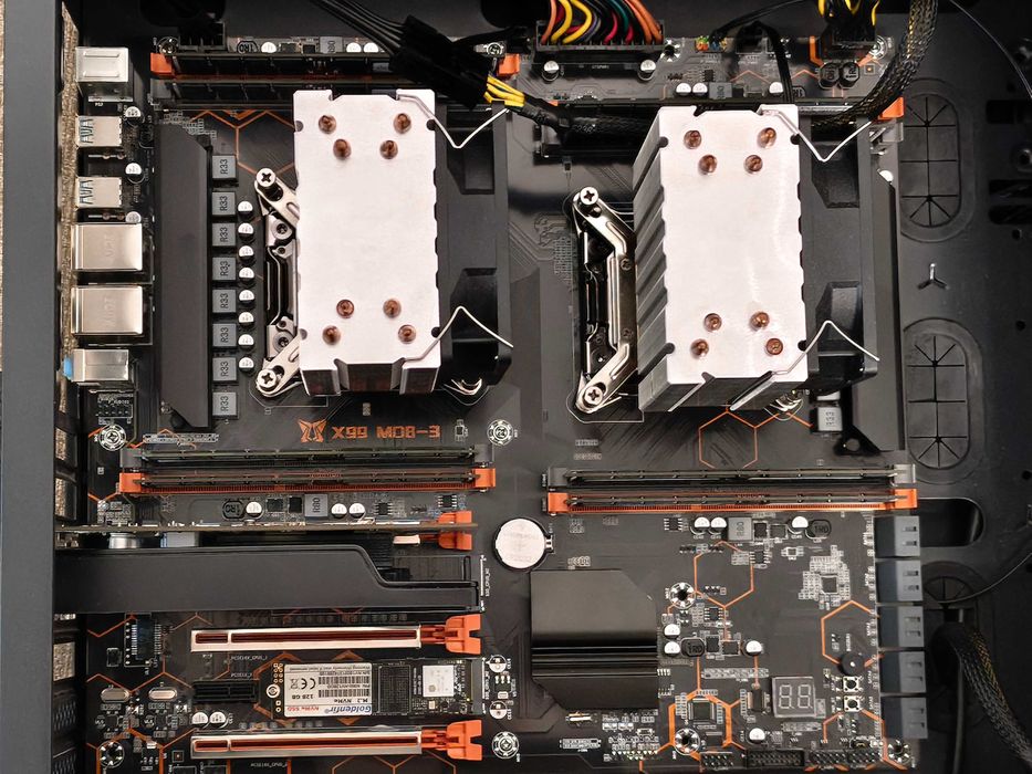 Machinist X99 MD8-3 Dual + (2шт) Xeon E5-2696v4 + 128gb ddr3 ecc reg