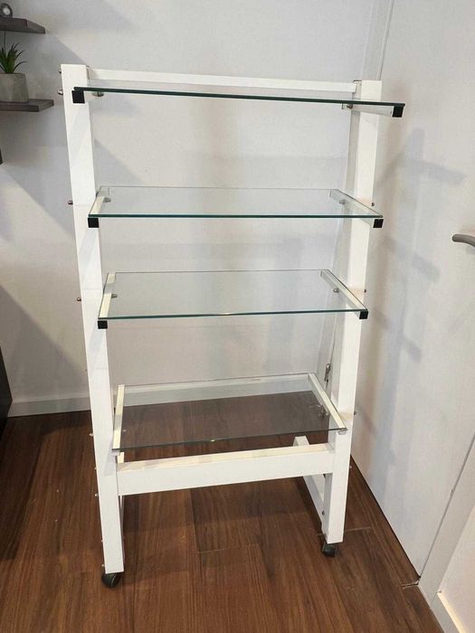 Expositor / Estante Móvel com prateleiras de vidro