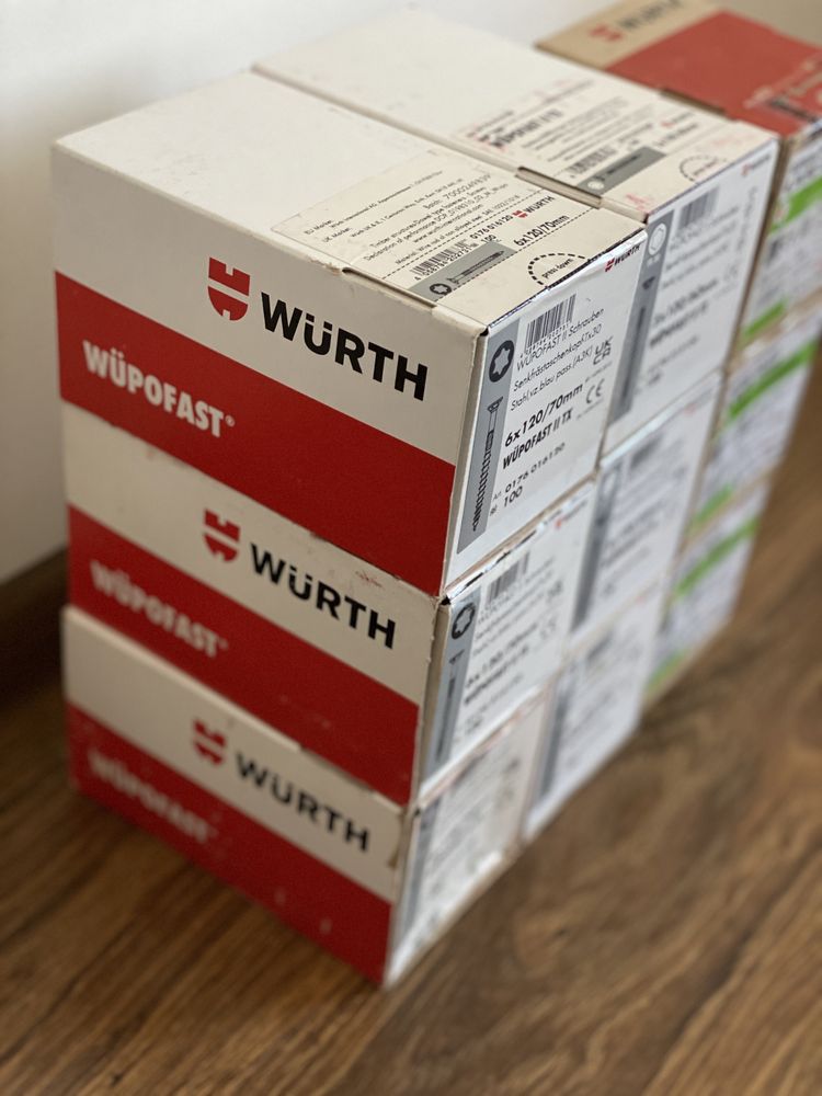 Саморізи Wüpofast Würth Wurth по дереву