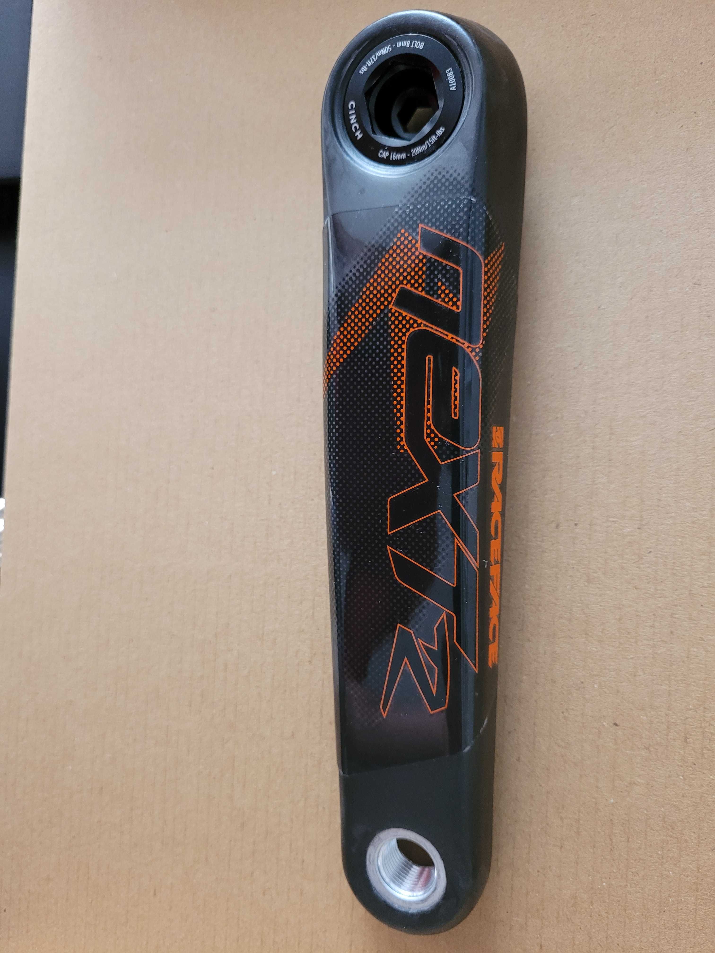 Korba Race Face Next R ORANGE,karbon,175mm, pomarańczowy nadruk,NOWA
