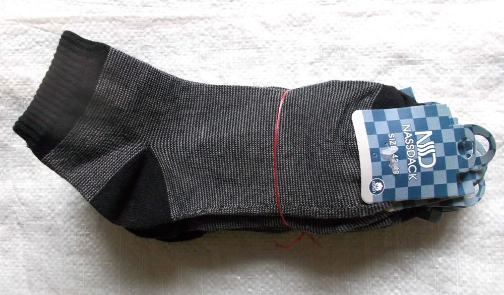 Носки летние, короткие, спортивные,размер- 25-27,-18 грив-10пар