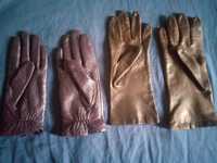 кожаные женские перчатки