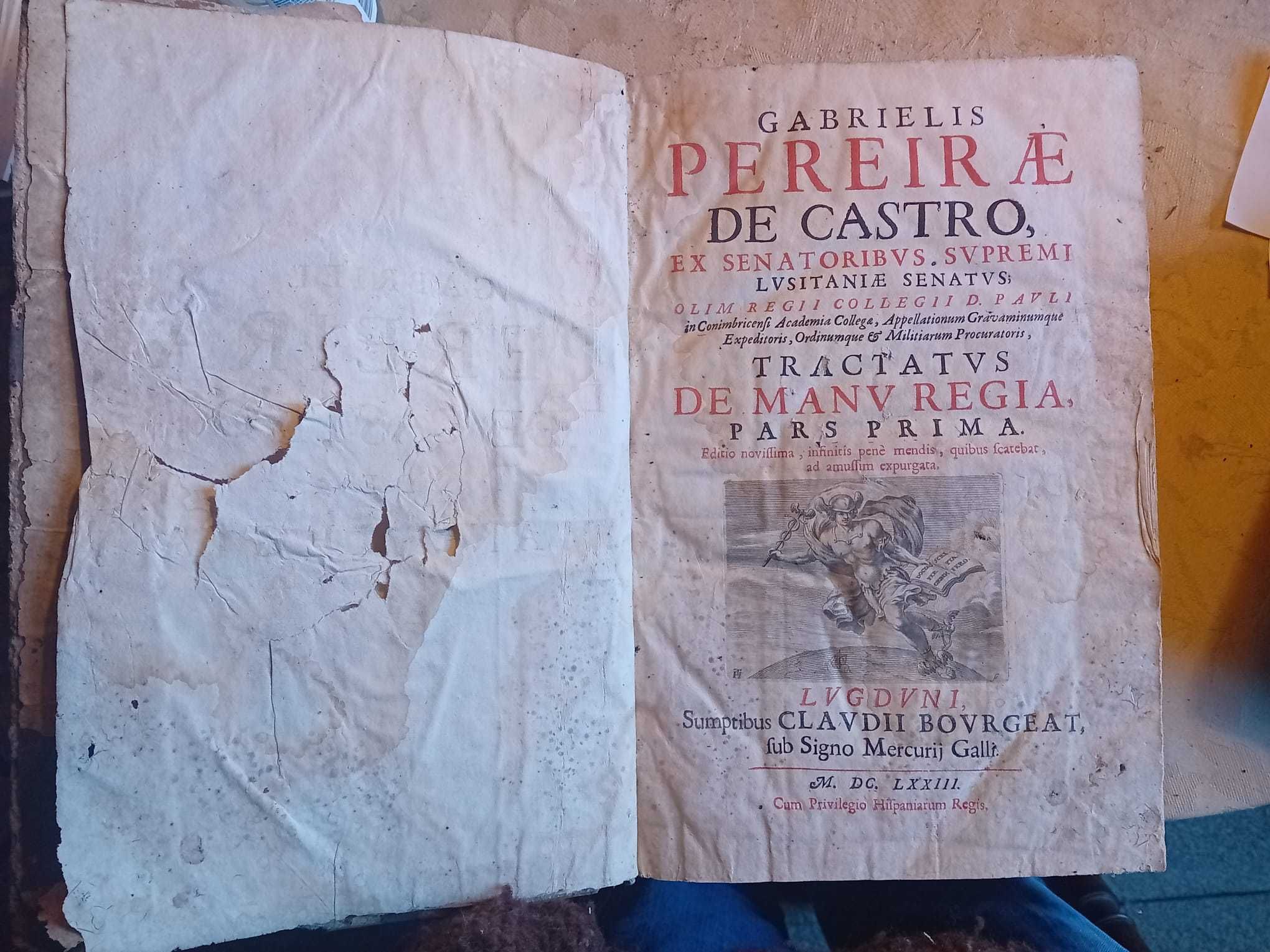 Gabriel Pereira de Castro, De manu Regia, 1673