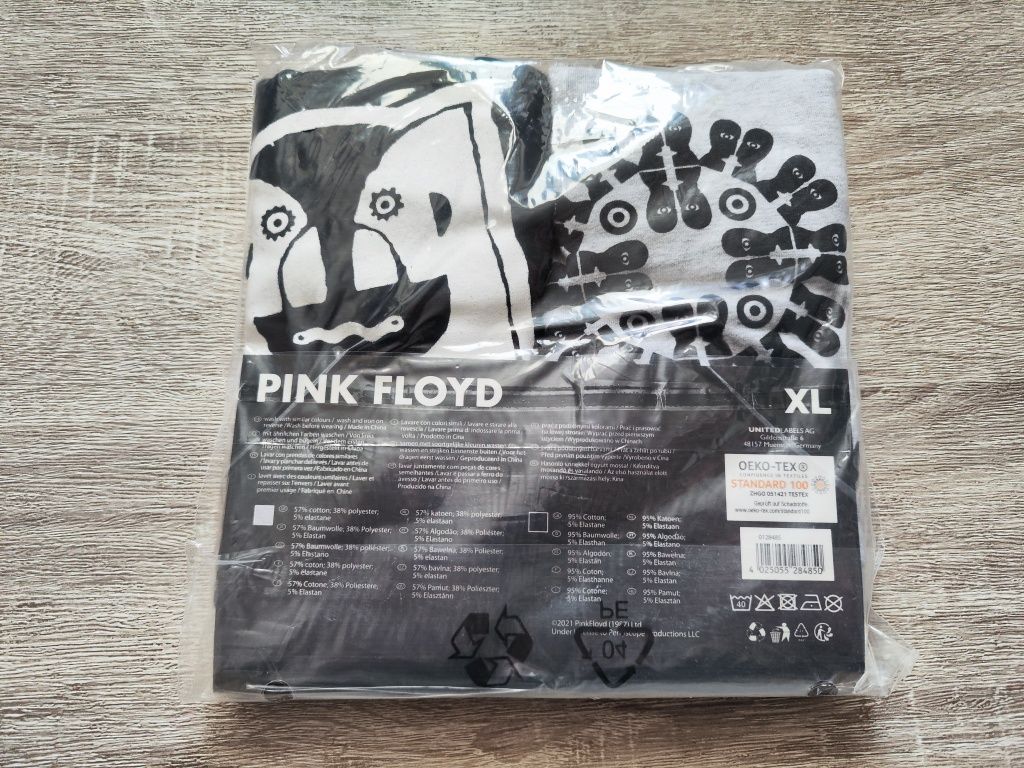 Majtki bokserki 2-pak bawełniane dla fanów Pink Floyd, rozmiar XL, now