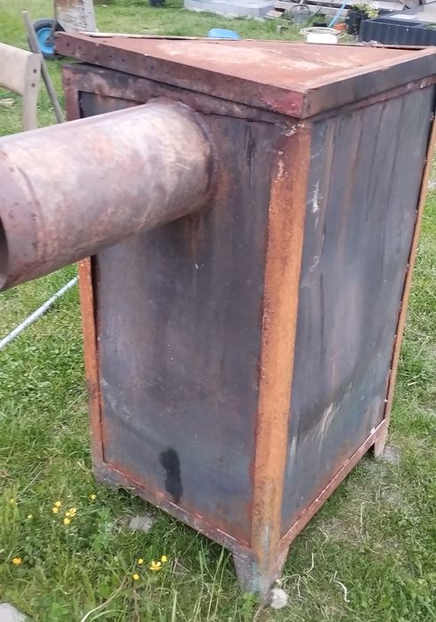 Piec koza na budowę do garażu (samoróbka)