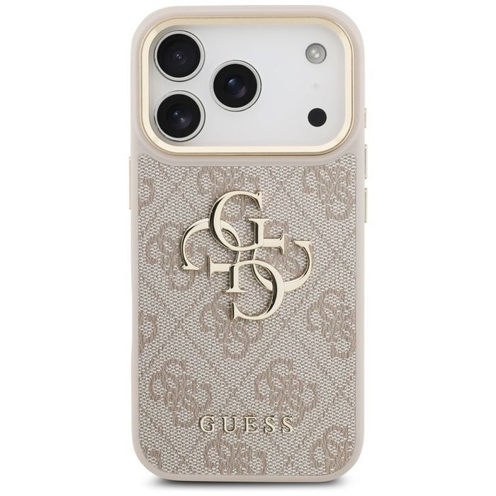 GUESS futerał do iPhone 17 Pro GUHCP17LP4G4BCSP różowy z