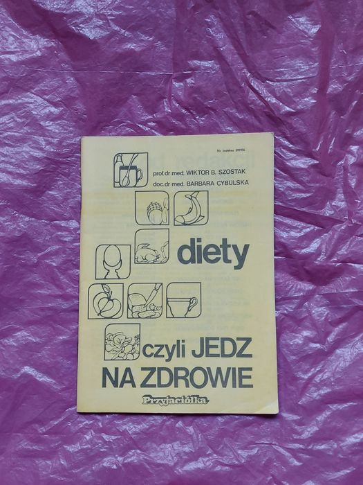 Poradnik DIETY CZYLI JEDZ NA Zdrowie 1989rok