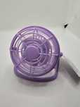 Mini wentylator bateryjny 10cm, regulowany, 2xAAA fioletowy