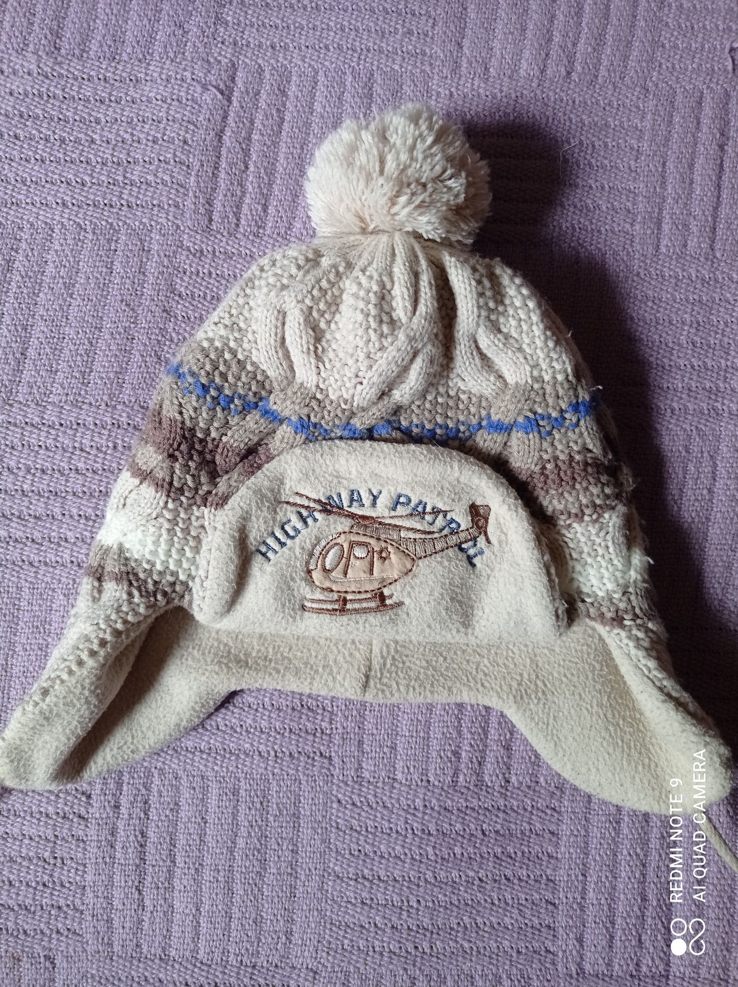 Шапка на мальчика 4-5 лет