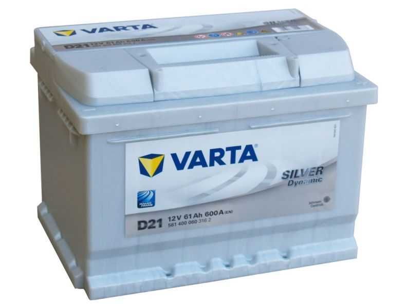 Akumulator VARTA Silver Dynamic D21 61Ah 600A EN
