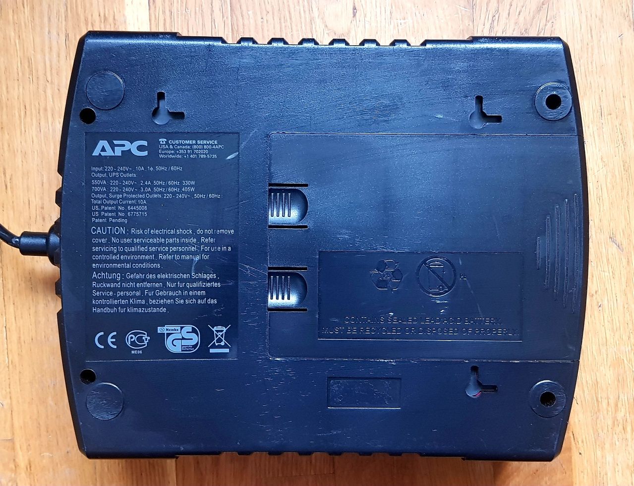 ДБЖ APC Back-UPS ES 550VA (BE550G-RS) УПС бесперебойник инвертор бу